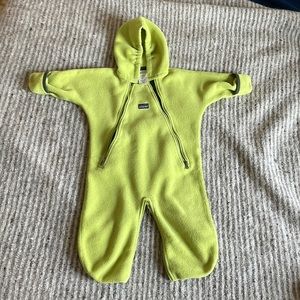 Patagonia fleece baby bunting